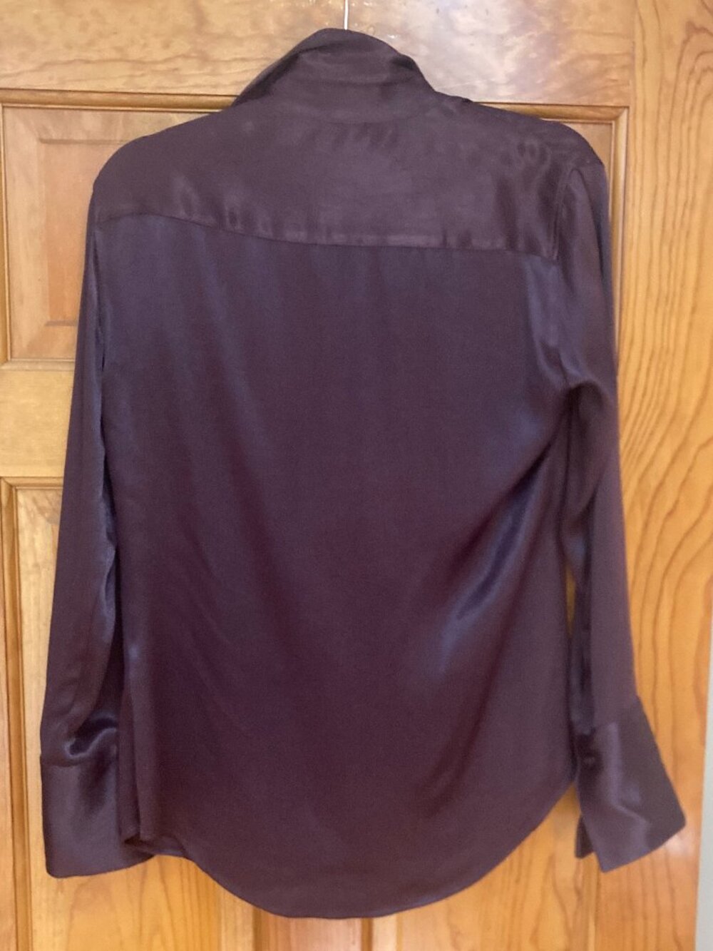 ZARA SATIN EFFECT POCKET SHIRT ZW COLLECTION Size Small - Picture 7 of 8